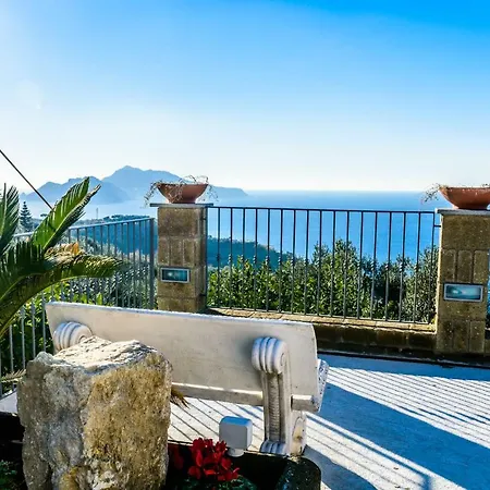 Villa Capri Wonderful View Massa Lubrense Exterior photo